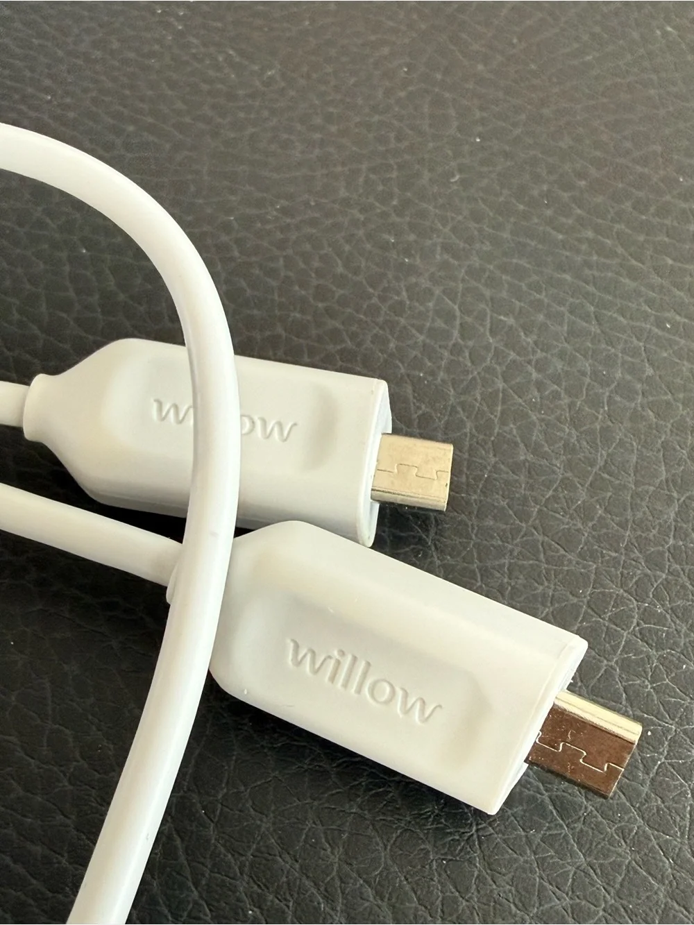Willow Go - White USB to Micro-USB Charging Cables (2 pk)